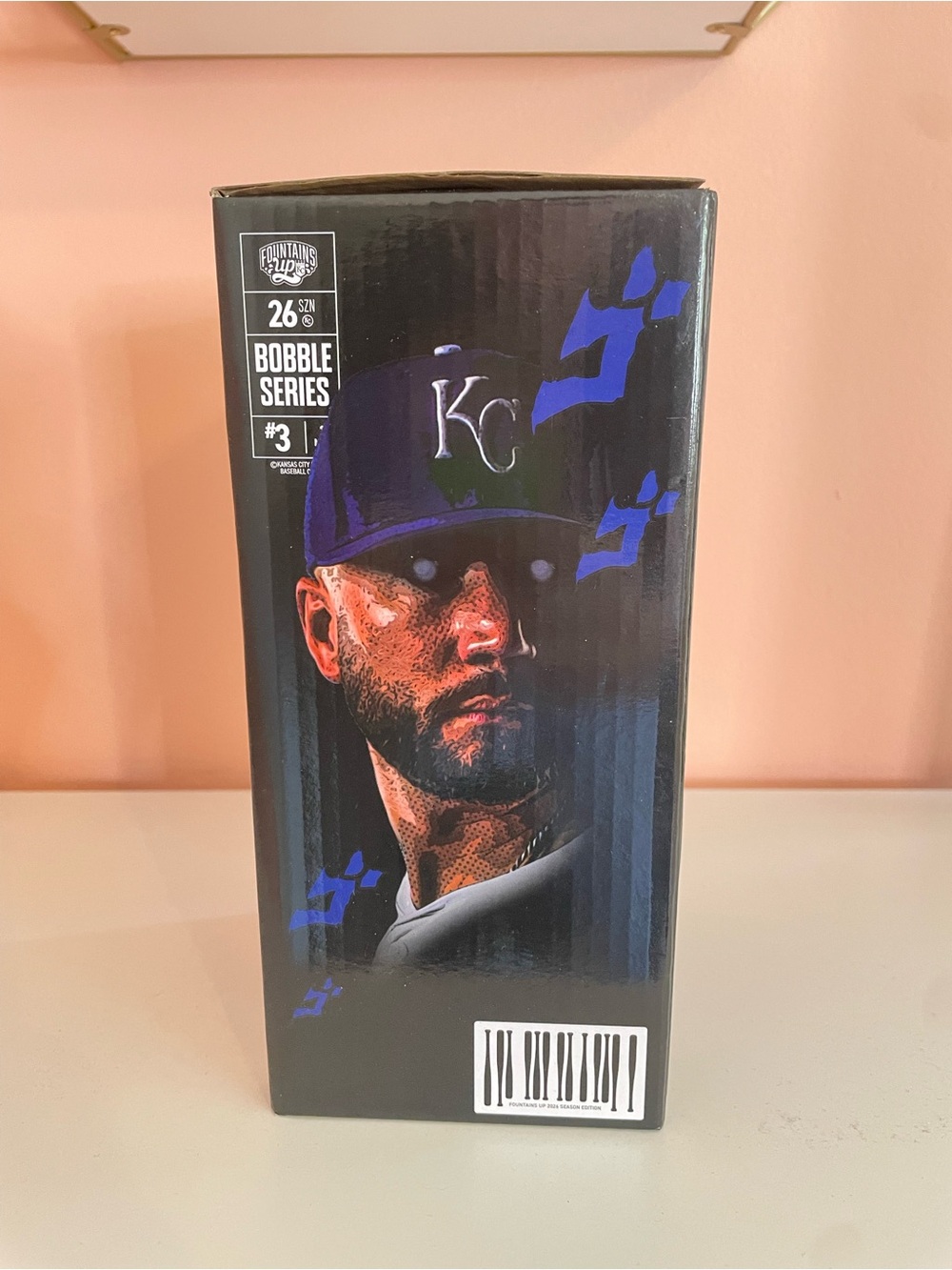 Lights Out Lucas Erceg Royals Battery Operated Bobblehead Figure New In Box - Picture 2 of 11